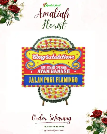 Sewa Papan Bunga Pliwetan